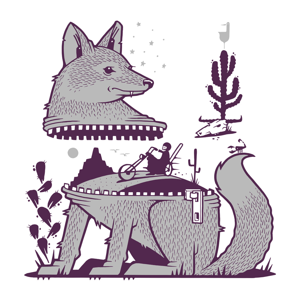 Coyote - unframed
