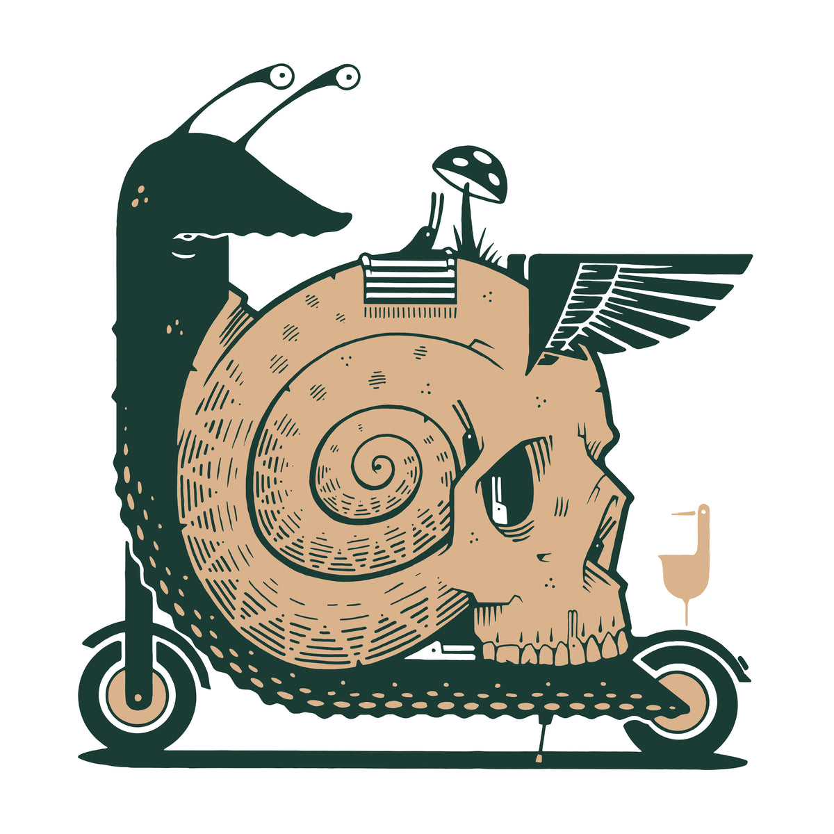 Snail - unframed